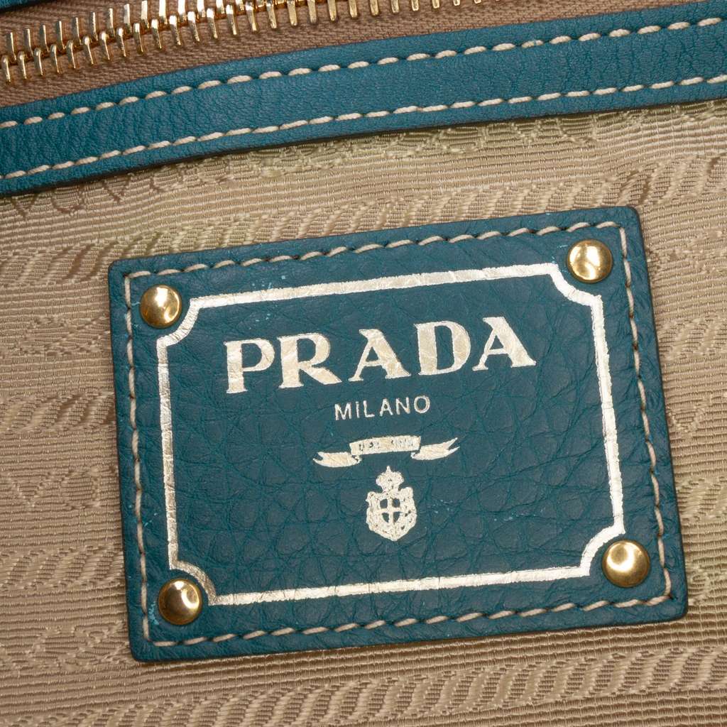 Prada Vitello Daino Side Zip Tote - 5