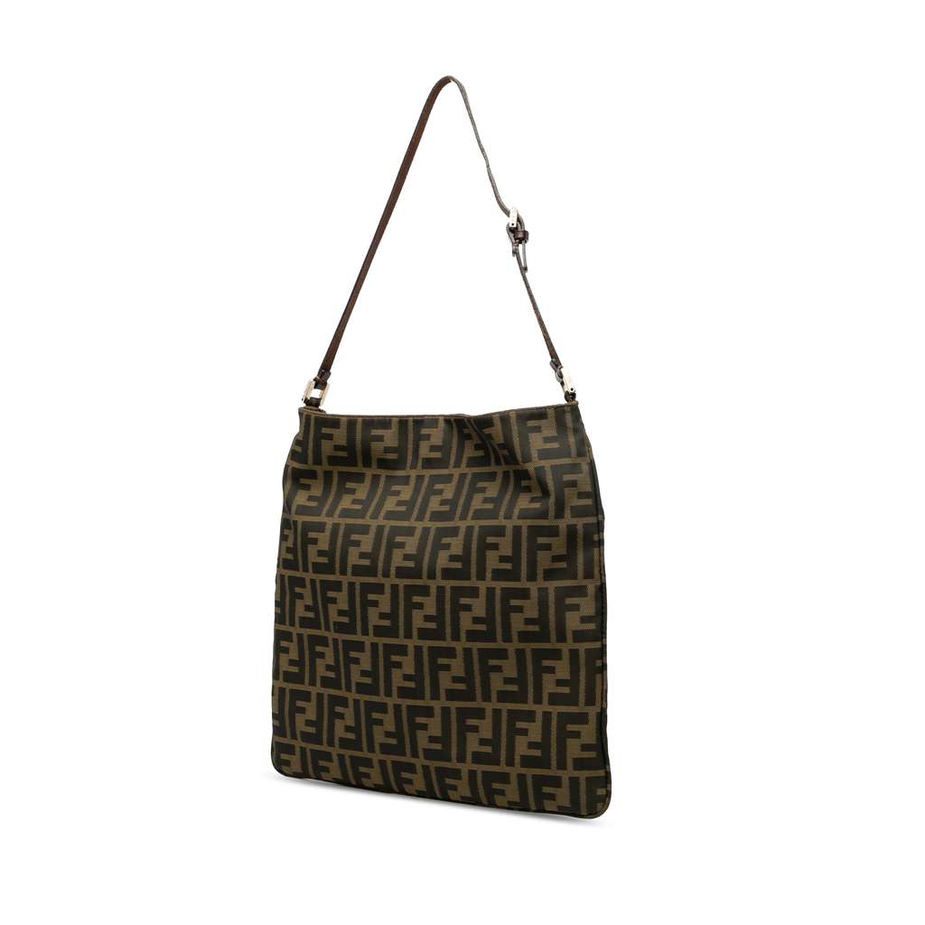 Fendi Zucca Canvas Shoulder Bag - 2