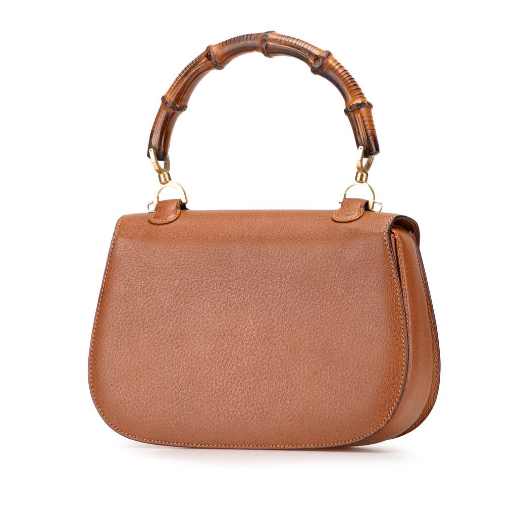 Gucci Grained Calfskin Bamboo Night - 2