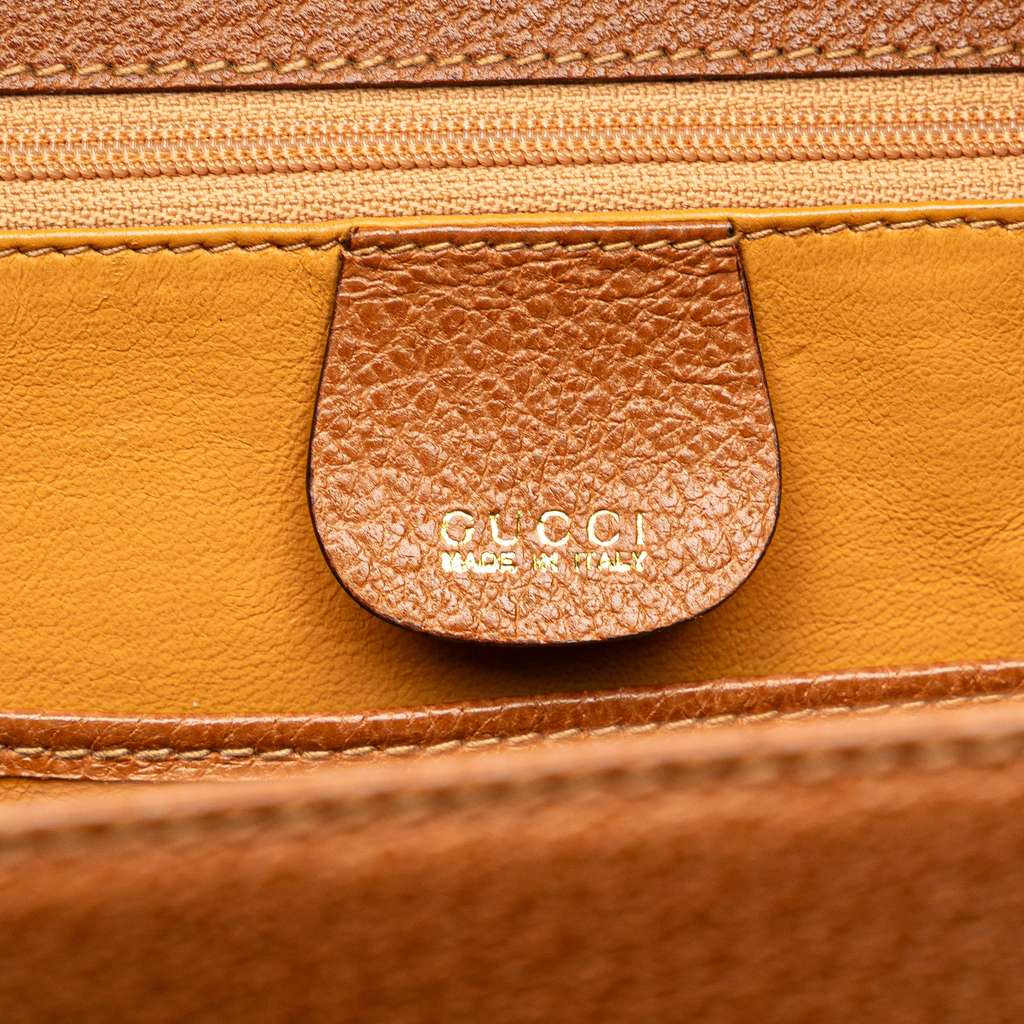 Gucci Grained Calfskin Bamboo Night - 5