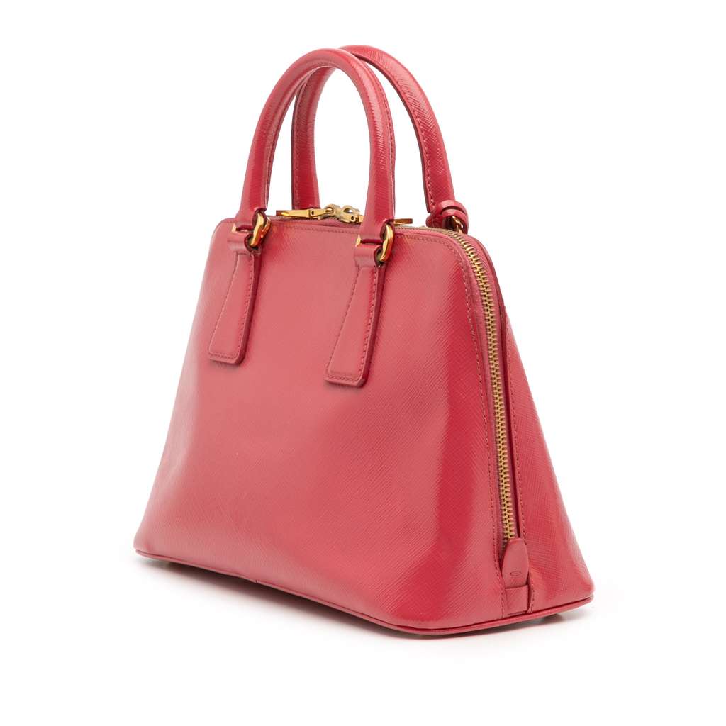 Prada Limited Edition Small Saffiano Vernice Promenade Satchel - 2