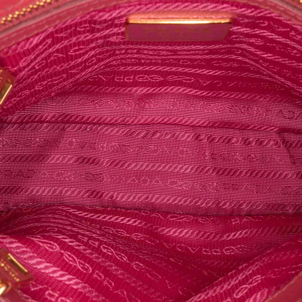 Prada Limited Edition Small Saffiano Vernice Promenade Satchel - 4