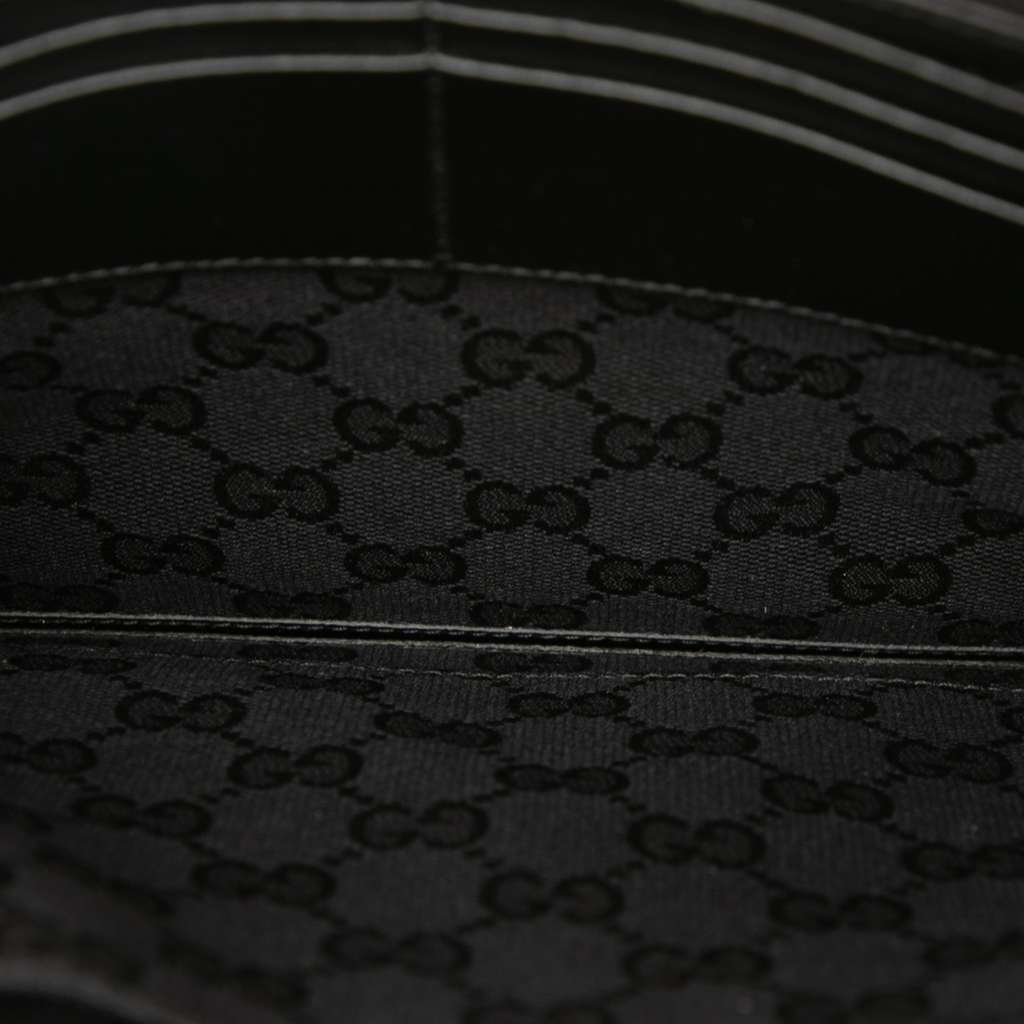 Gucci Leather Horsebit 1955 Zip Clutch - 4