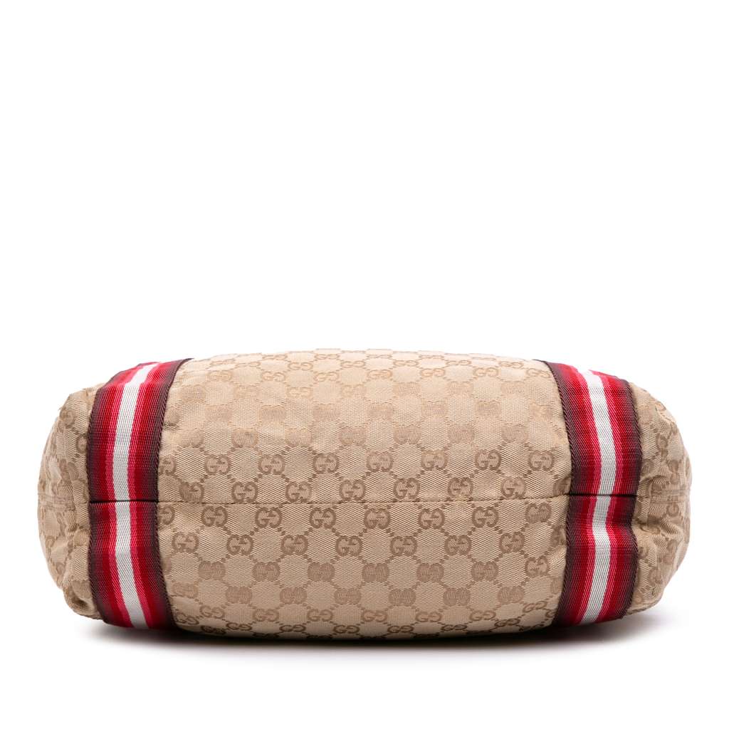 Gucci GG Canvas Web Tote - 3