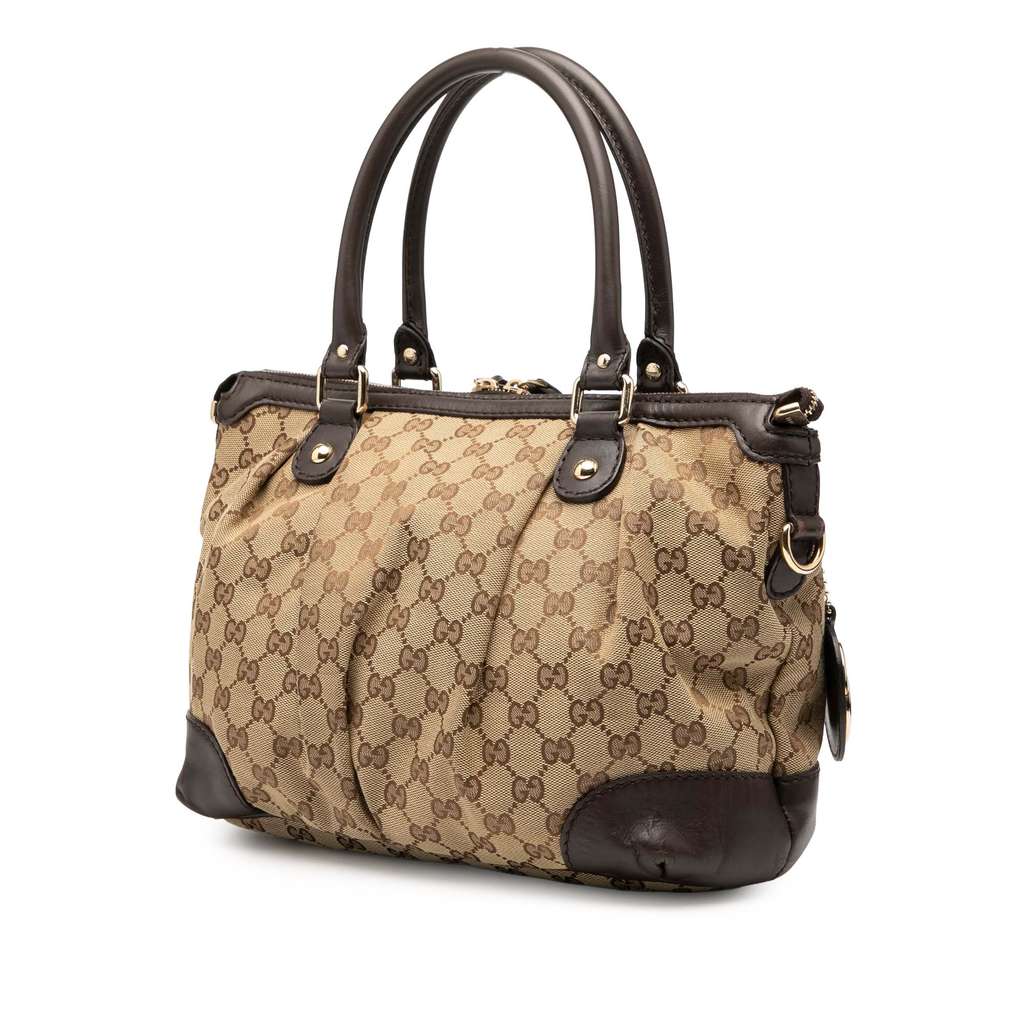 Gucci GG Canvas Sukey Satchel - 2