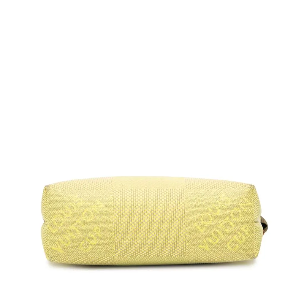 Louis Vuitton Damier Geant LV Cup Volunteer Pochette Green Canvas Good - Inside View
