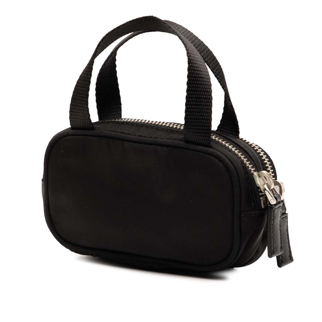 Prada Mini Tessuto Double Zip Handbag - 2