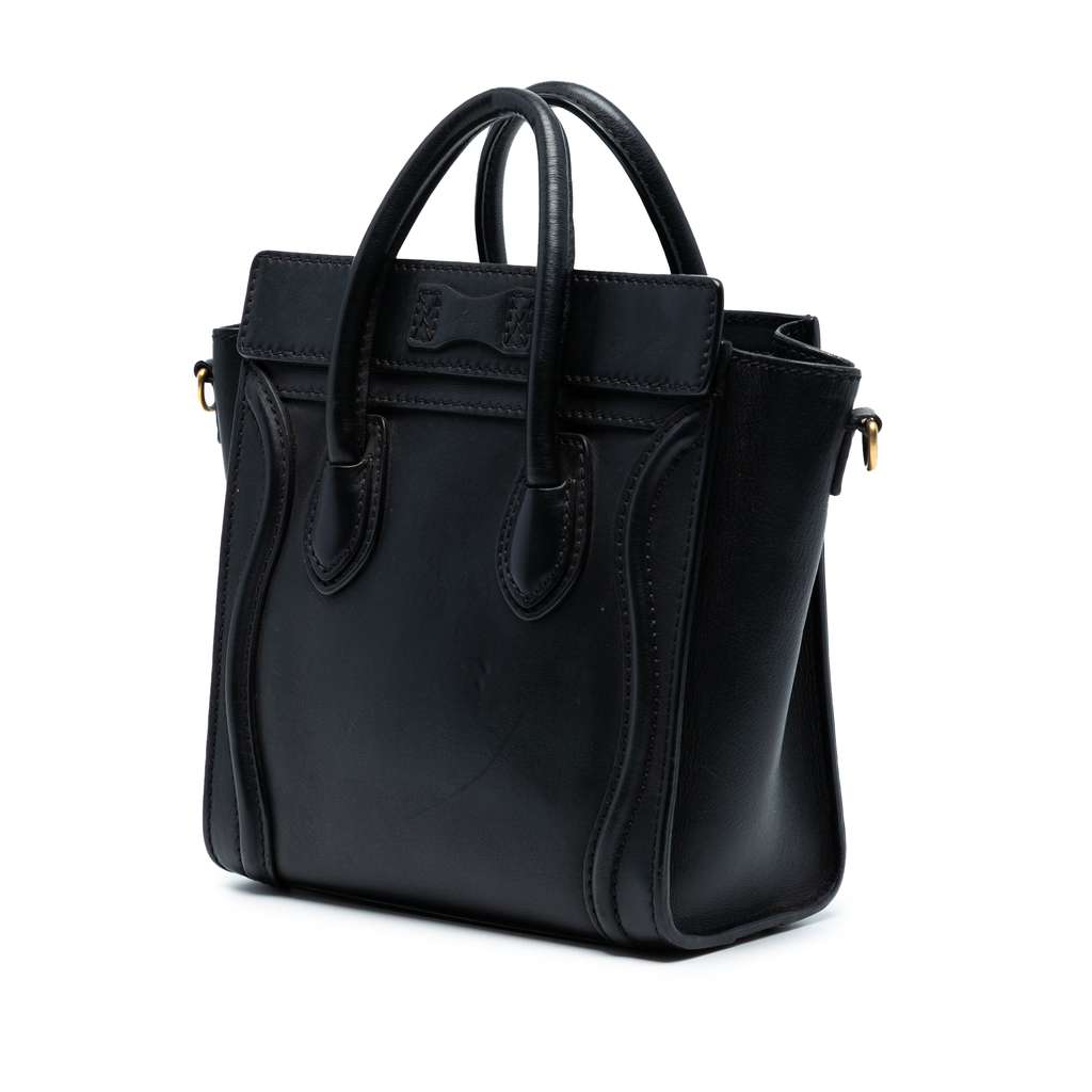 Celine Nano Leather Luggage Tote - 2