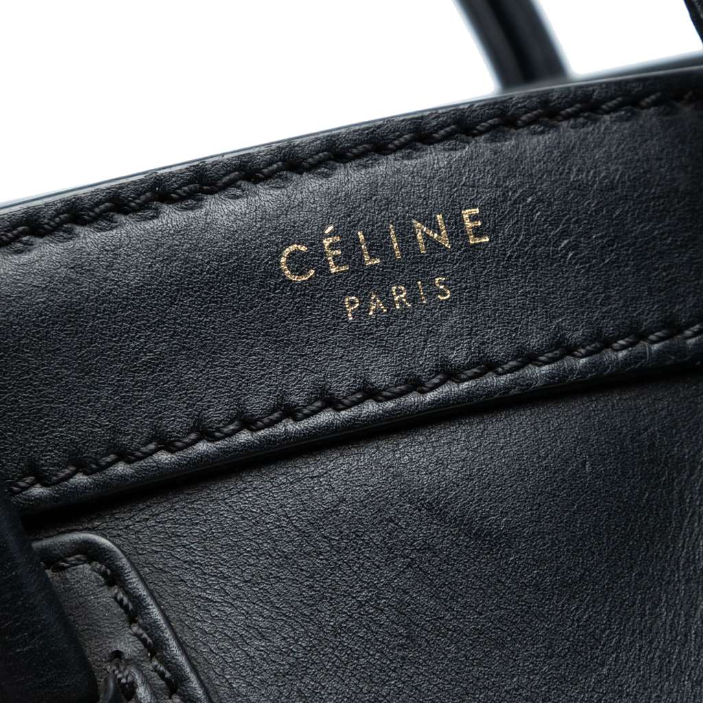 Celine Nano Leather Luggage Tote - 5
