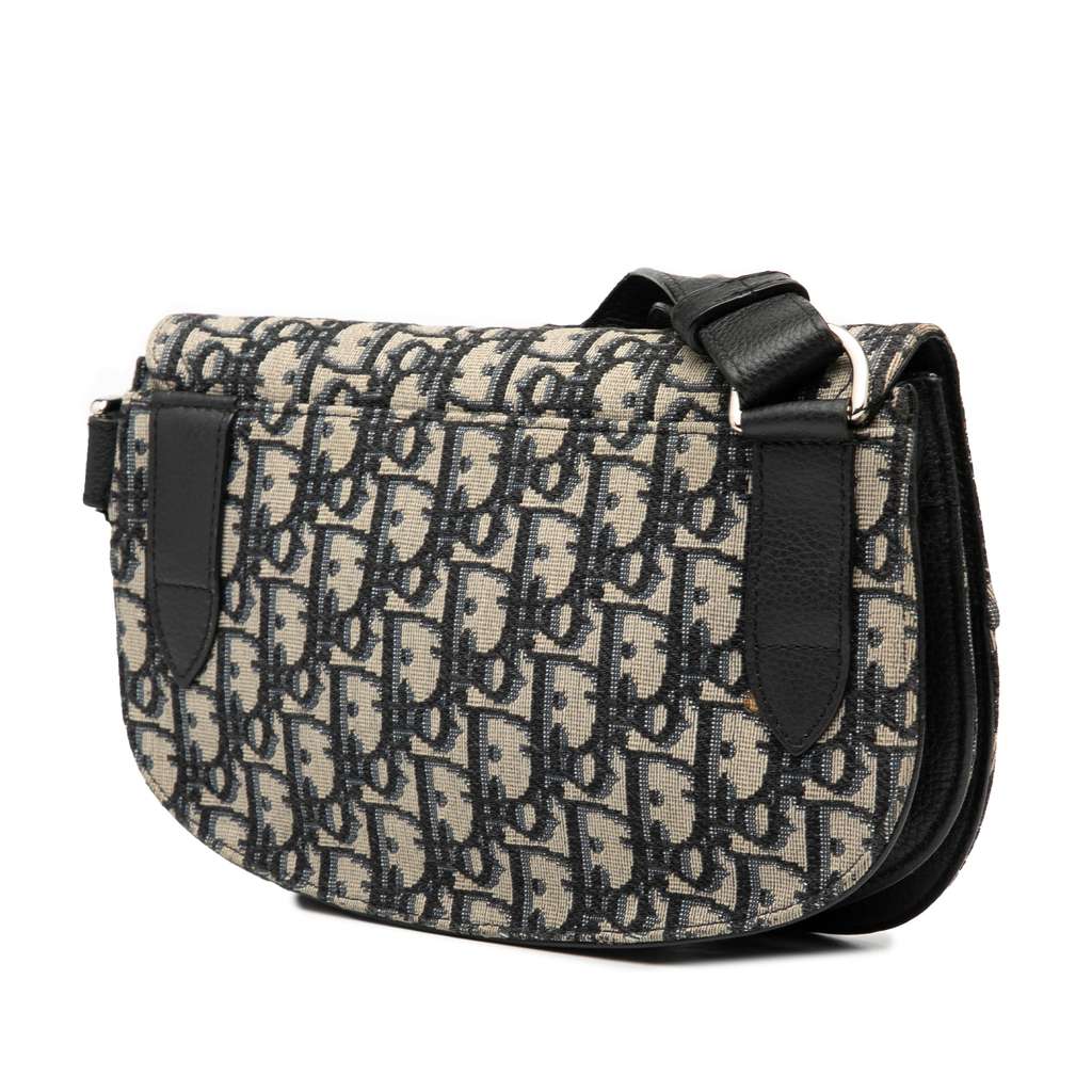 Dior Oblique Canvas Saddle Messenger Bag - 2