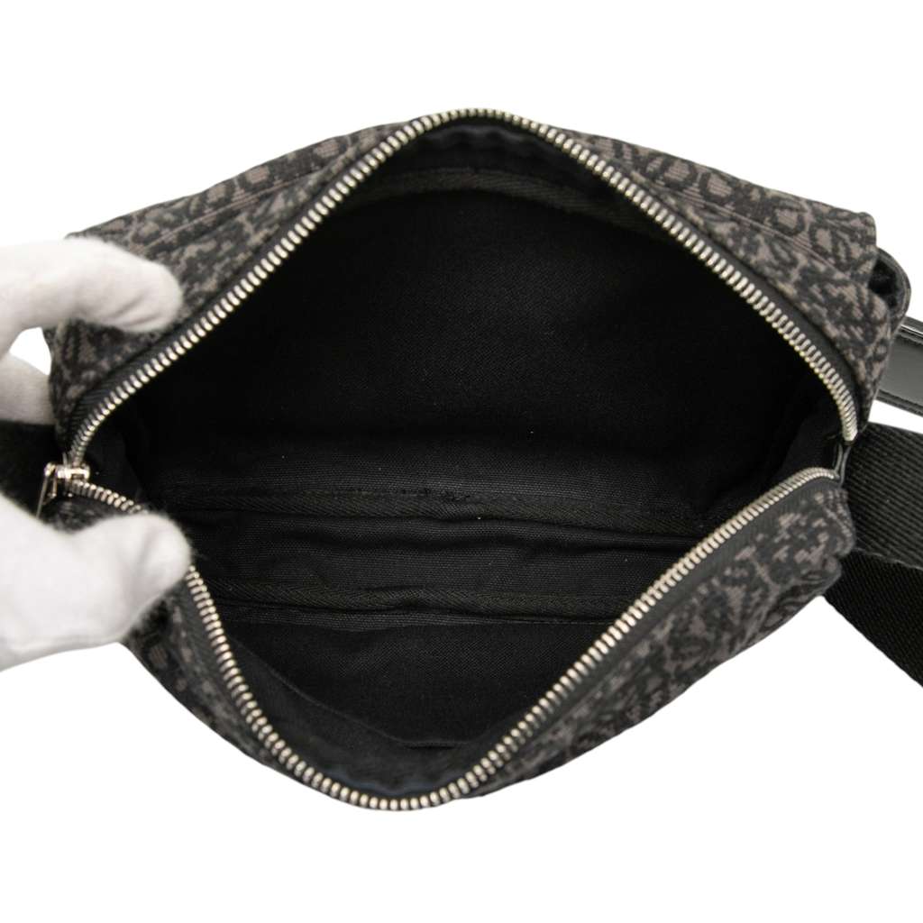 Loewe XS Anagram Canvas Military Messenger Bag - 4