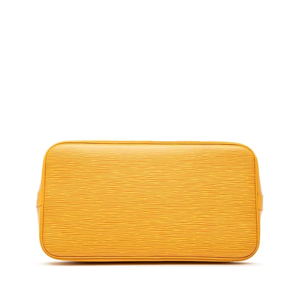 Louis Vuitton Epi Alma PM Yellow Leather Good - Inside View