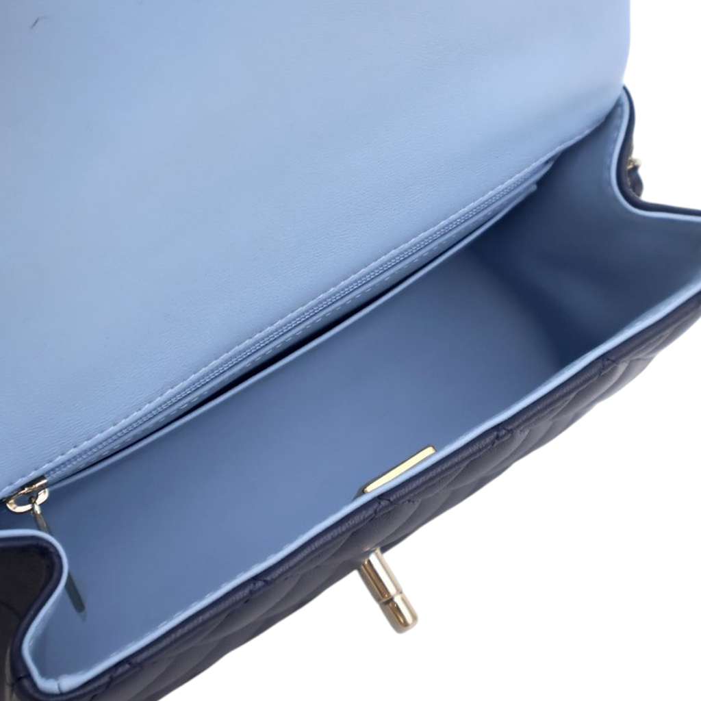 Chanel Mini Rectangular Lambskin Top Handle Flap - 5