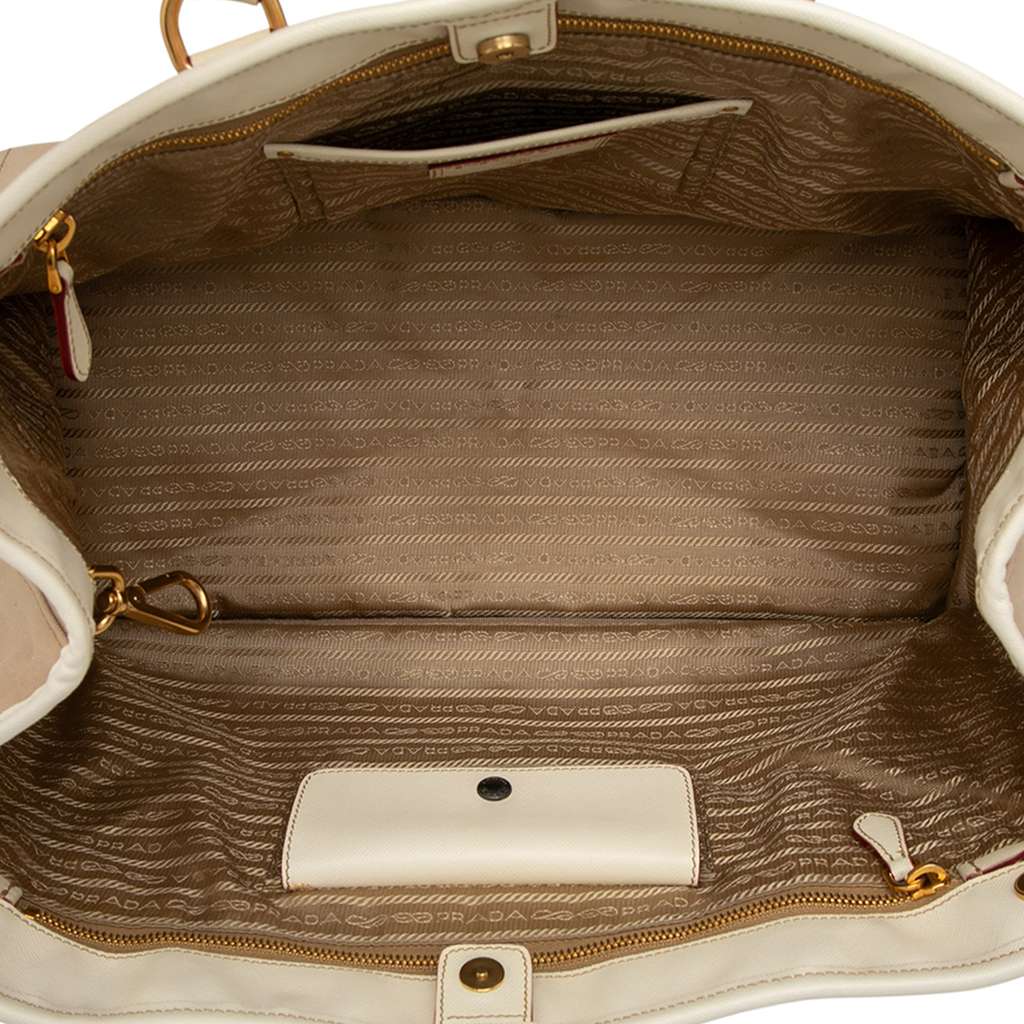 Prada Canvas Canapa Tote - 4