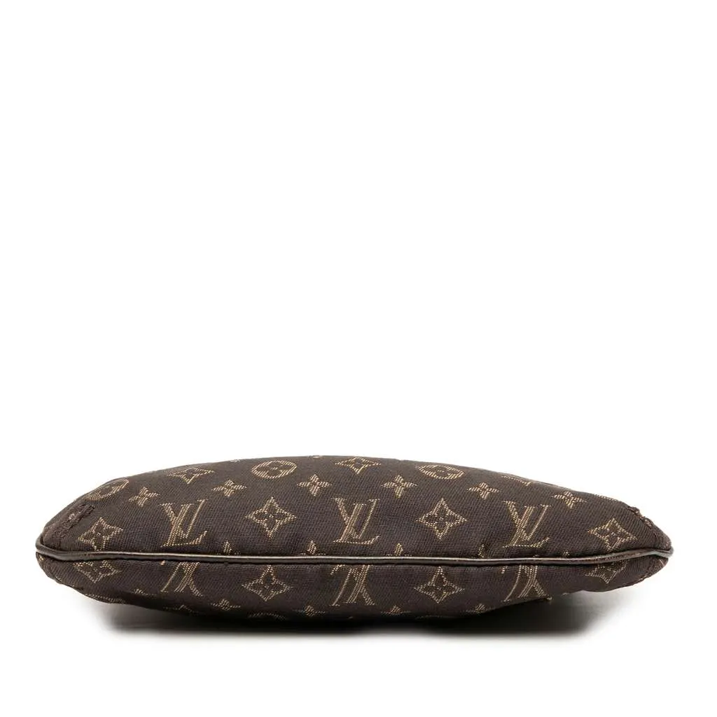 Louis Vuitton Monogram Mini Lin Mini Pochette Accessoires Brown Canvas Very good - Inside View