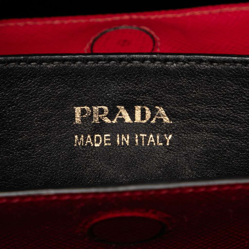 Prada Large Saffiano Cuir Double Satchel - 5