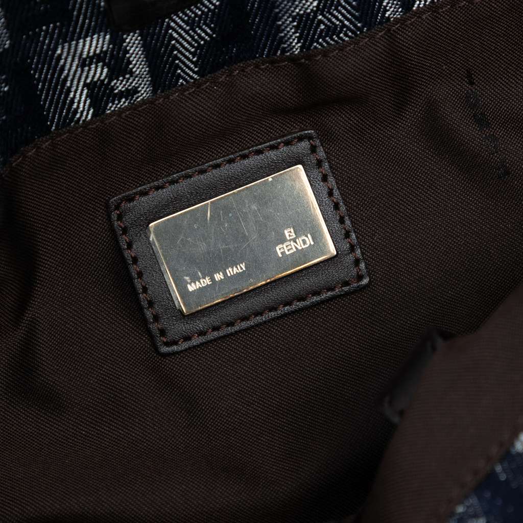Fendi Zucchino Denim Tote - 5