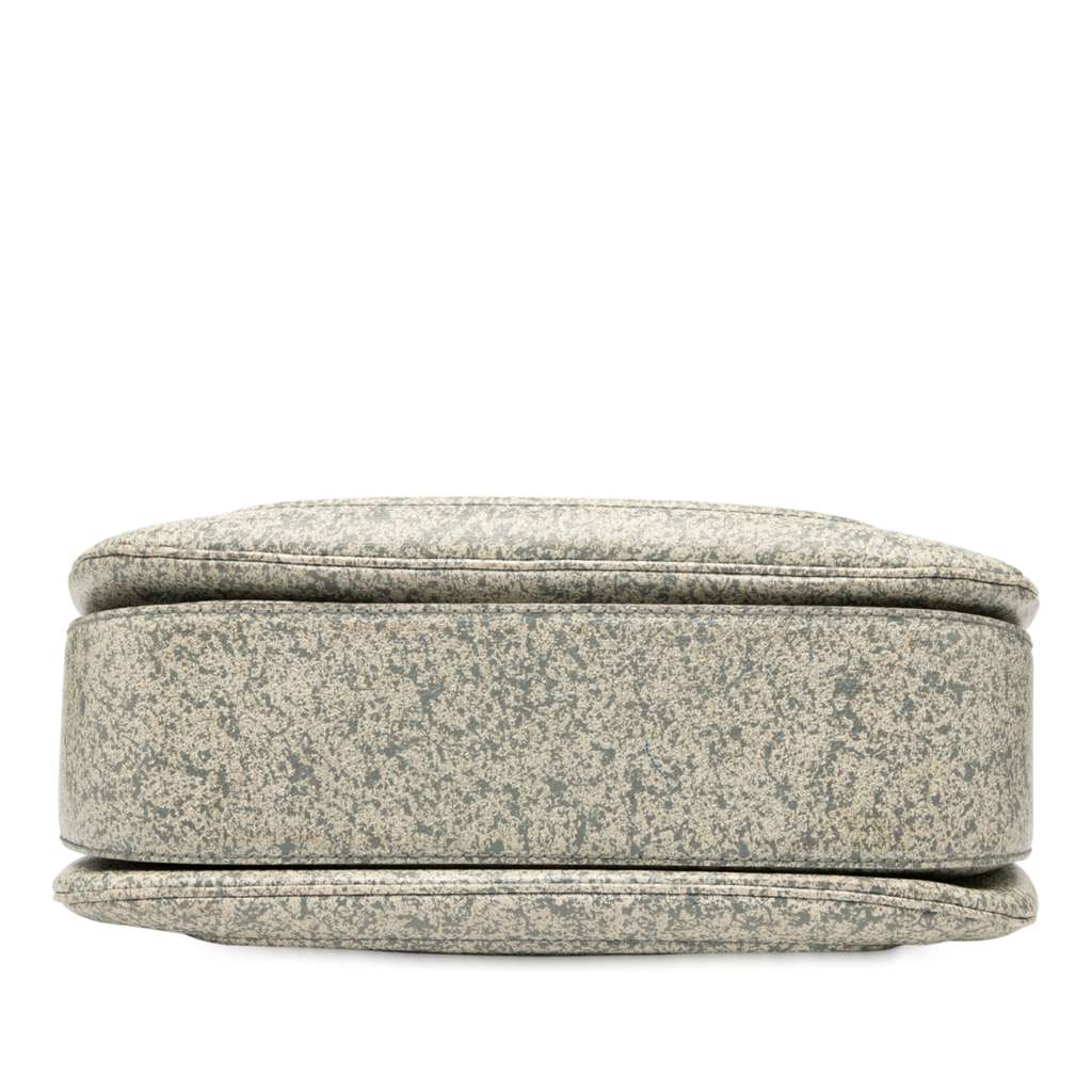 Gucci Large Speckled Leather New Bamboo Top Handle Bag - 3