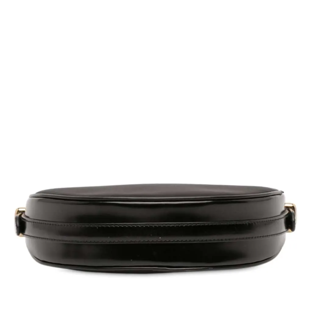 Prada Small Re Nylon and Leather Arque Satchel Black Good - Inside View
