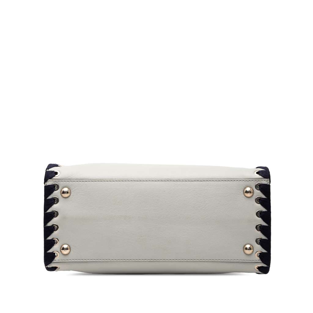 Fendi Petite Whipstitch Leather 2Jours Satchel - 3