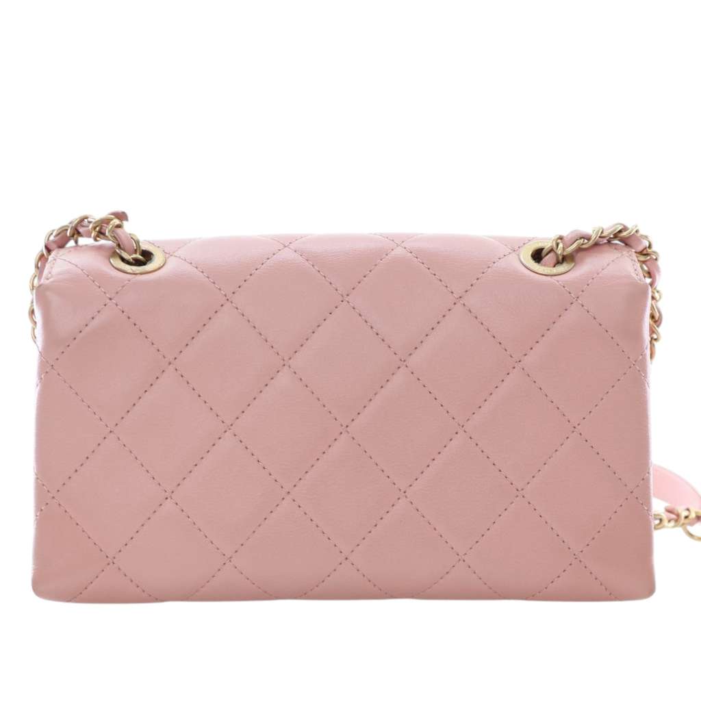 Chanel Small Quilted Calfskin Enchained Flap - 4