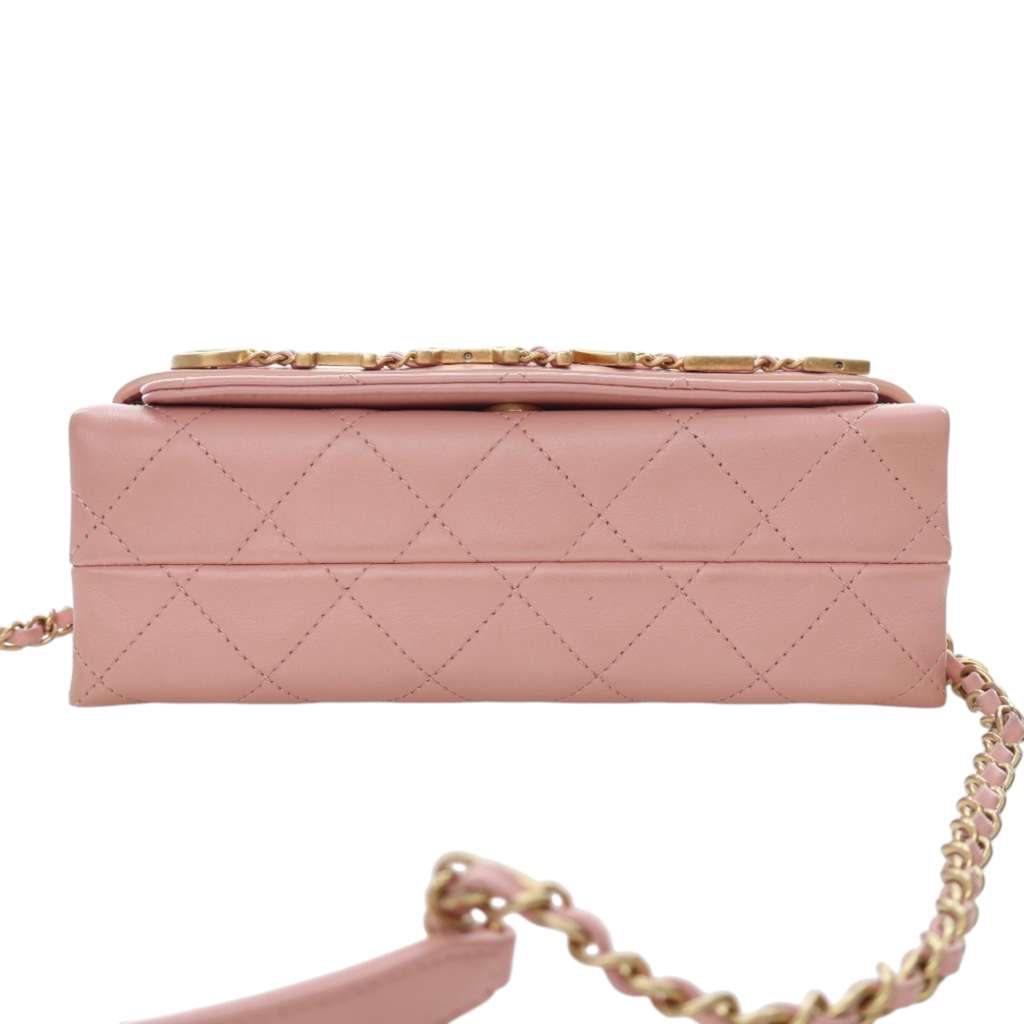 Chanel Small Quilted Calfskin Enchained Flap - 5
