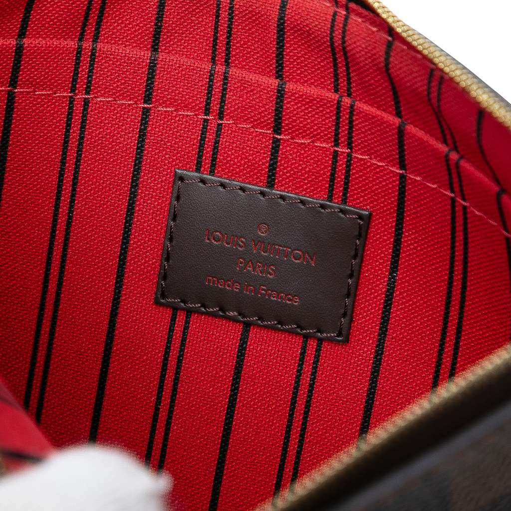 Louis Vuitton Damier Ebene Travel Patches Neverfull MM Pouch - 5