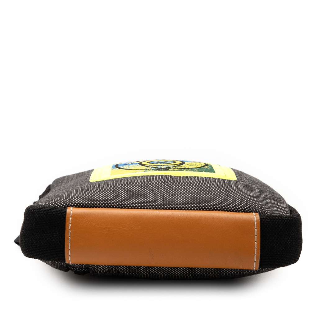 Loewe Canvas Eye Loewe Nature Neck Pouch - 3