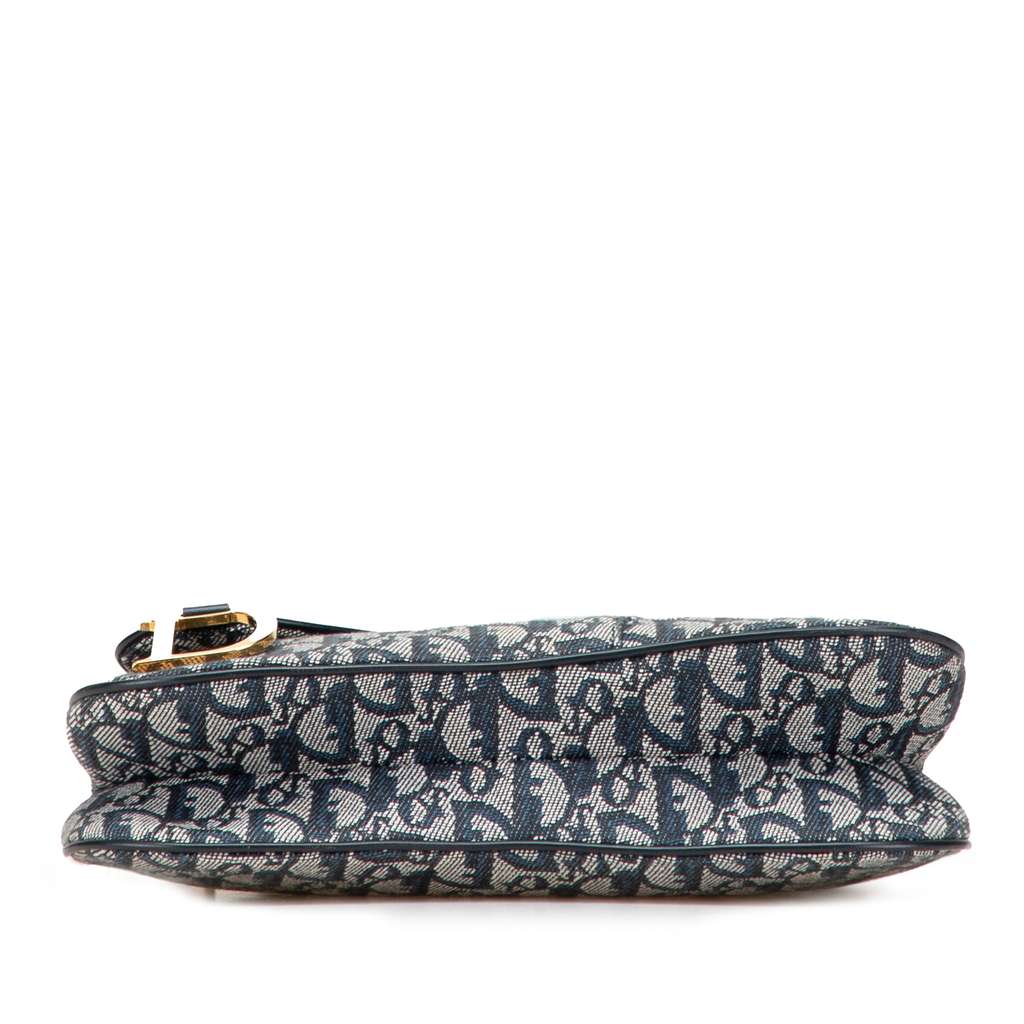 Dior Diorissimo Trotter Canvas Double Saddle Crossbody - 3