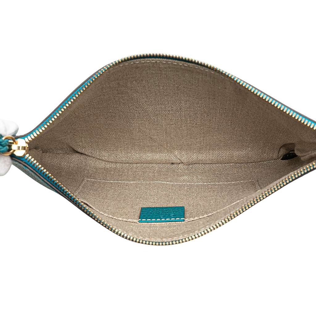 Gucci Calfskin Bamboo Clutch - 4