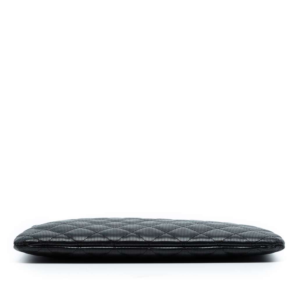 Chanel Medium Quilted Calfskin Pixel Effect O Case Clutch - 3