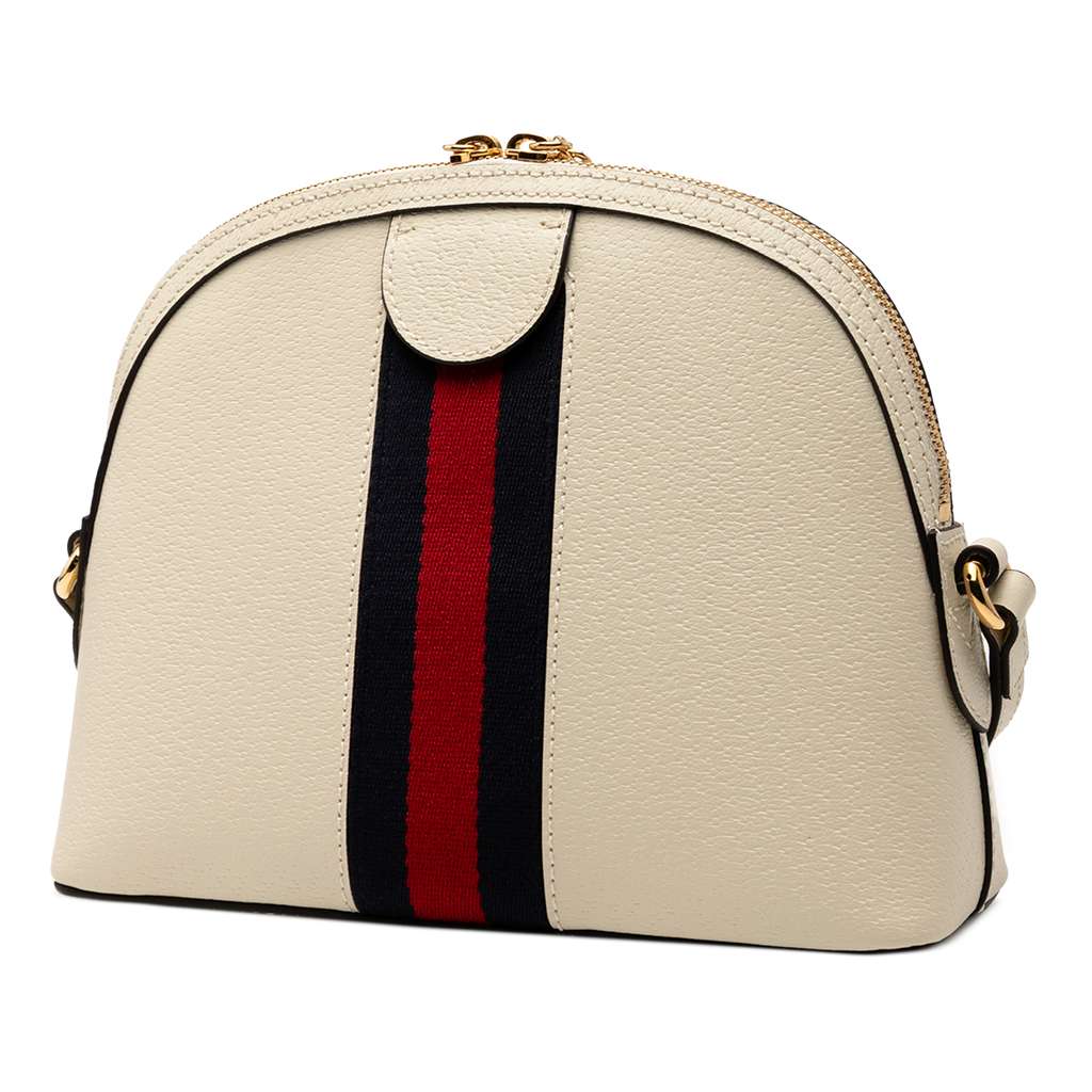 Gucci Small Leather Ophidia Dome Crossbody - 2