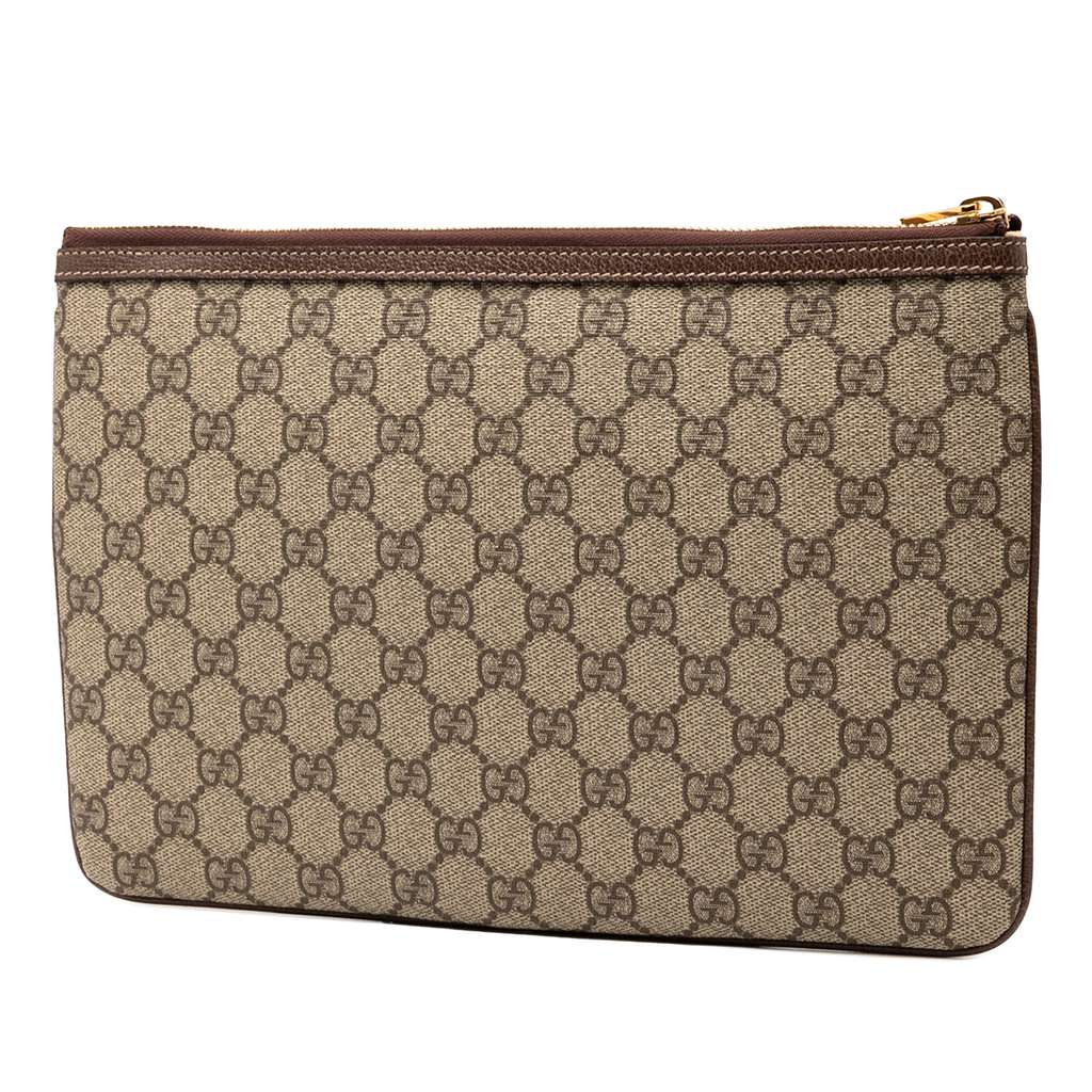 Gucci GG Supreme Web Ophidia Clutch - 2