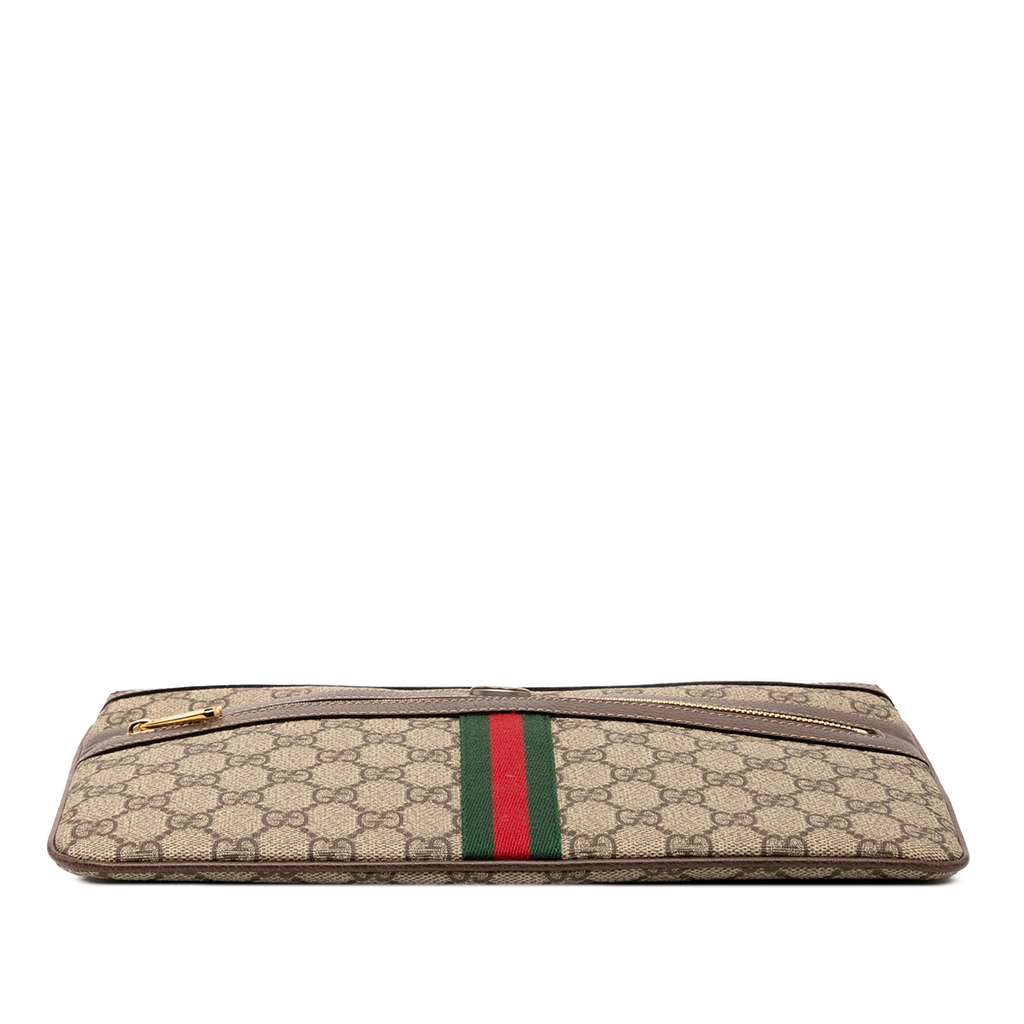 Gucci GG Supreme Web Ophidia Clutch - 3