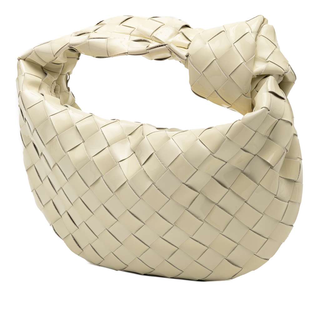 Bottega Veneta Mini Patent Intrecciato Jodie - 2