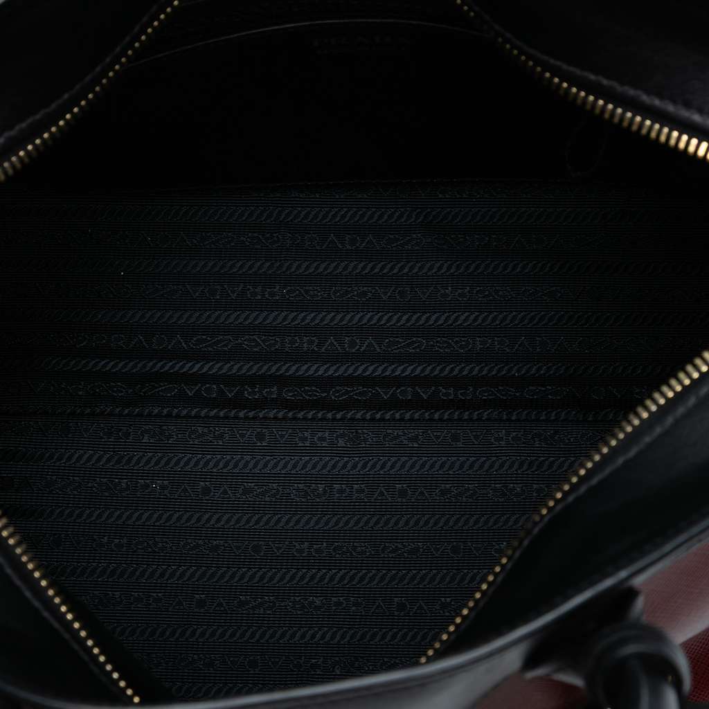 Prada Small Saffiano And City Calf Esplanade Satchel - 4