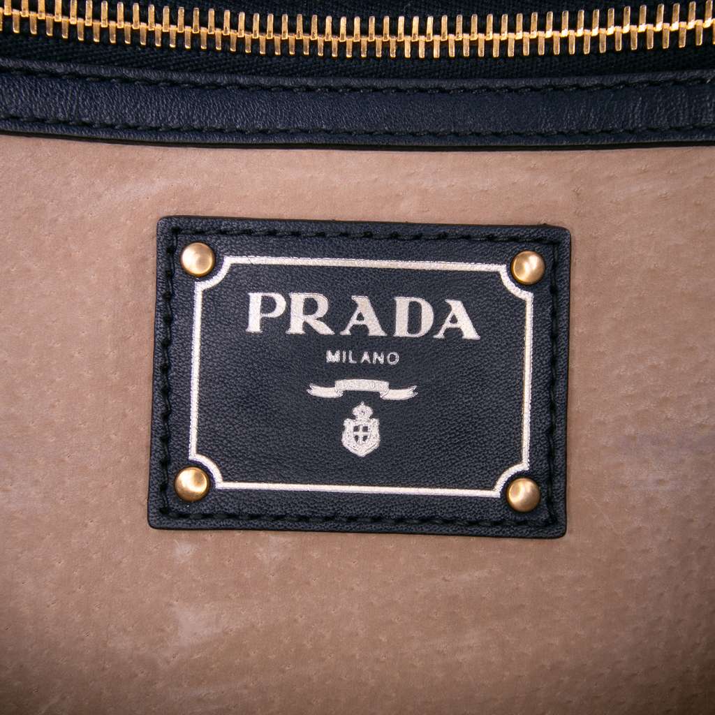 Prada Soft Calf Open Convertible Tote - 5