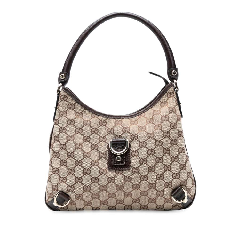 Gucci GG Canvas Abbey D Ring Shoulder Bag