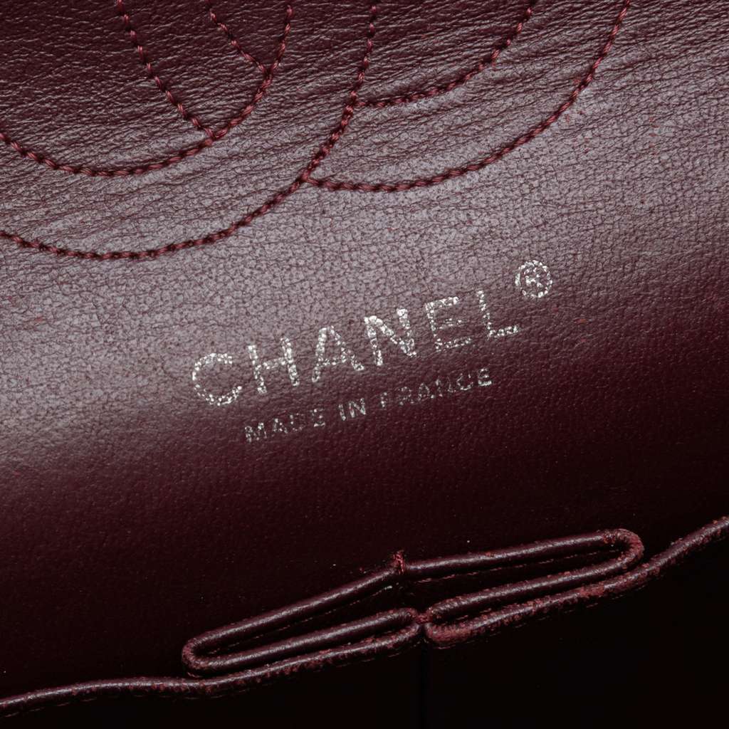 Chanel Medium Classic Crinkled Patent Double Flap - 5