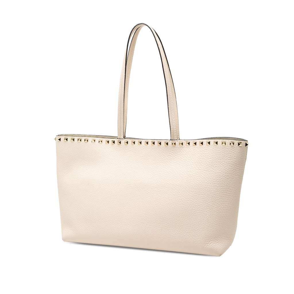 Valentino Leather Rockstud Tote - 2