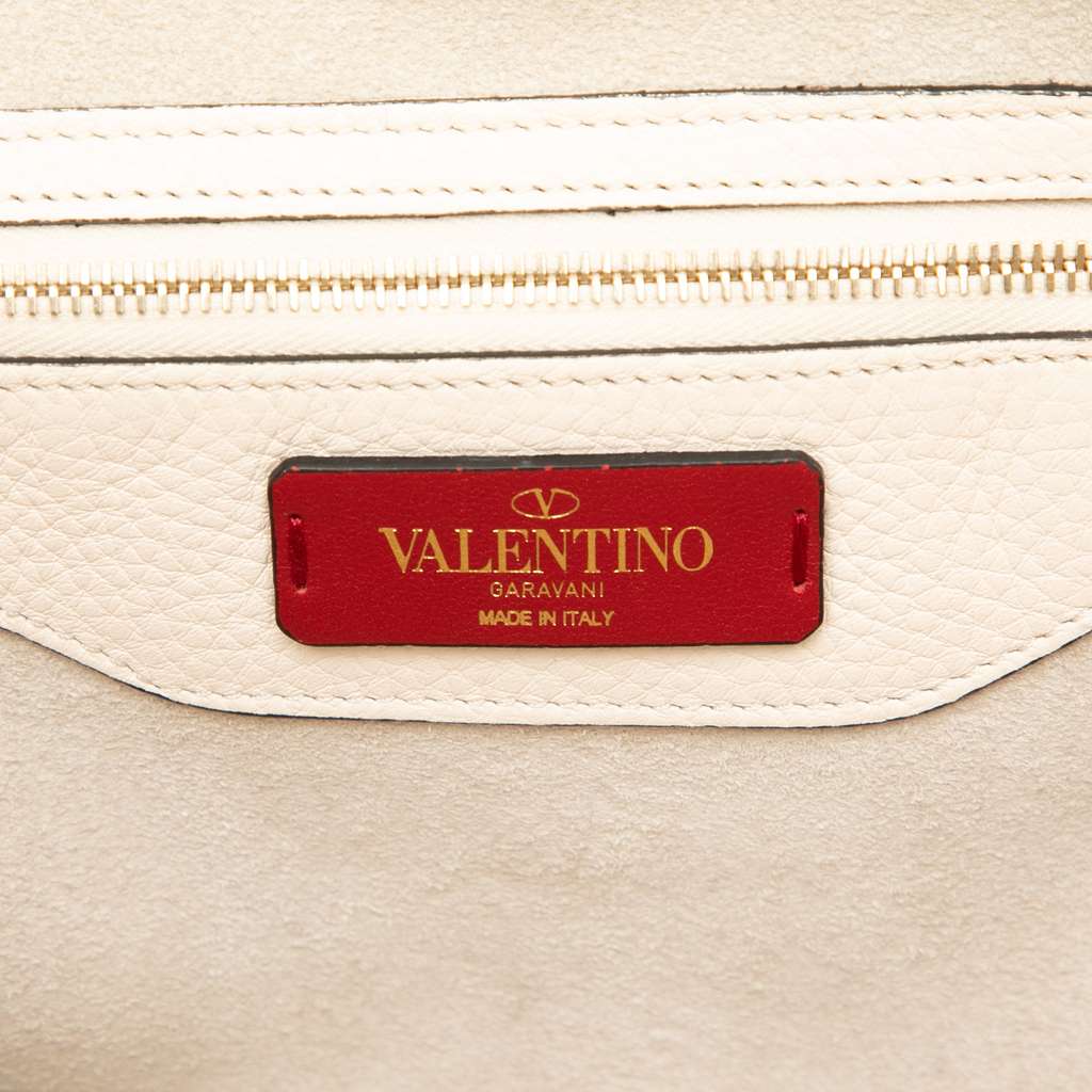 Valentino Leather Rockstud Tote - 5
