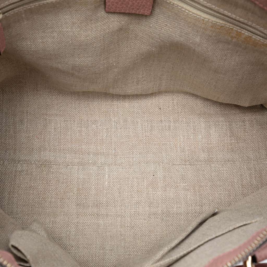 Gucci Dollar Calfskin GG Charm Satchel - 4