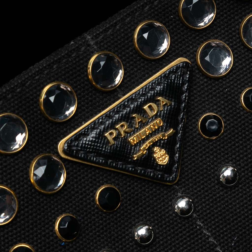 Prada Canvas Canapa Bijoux Satchel - 5
