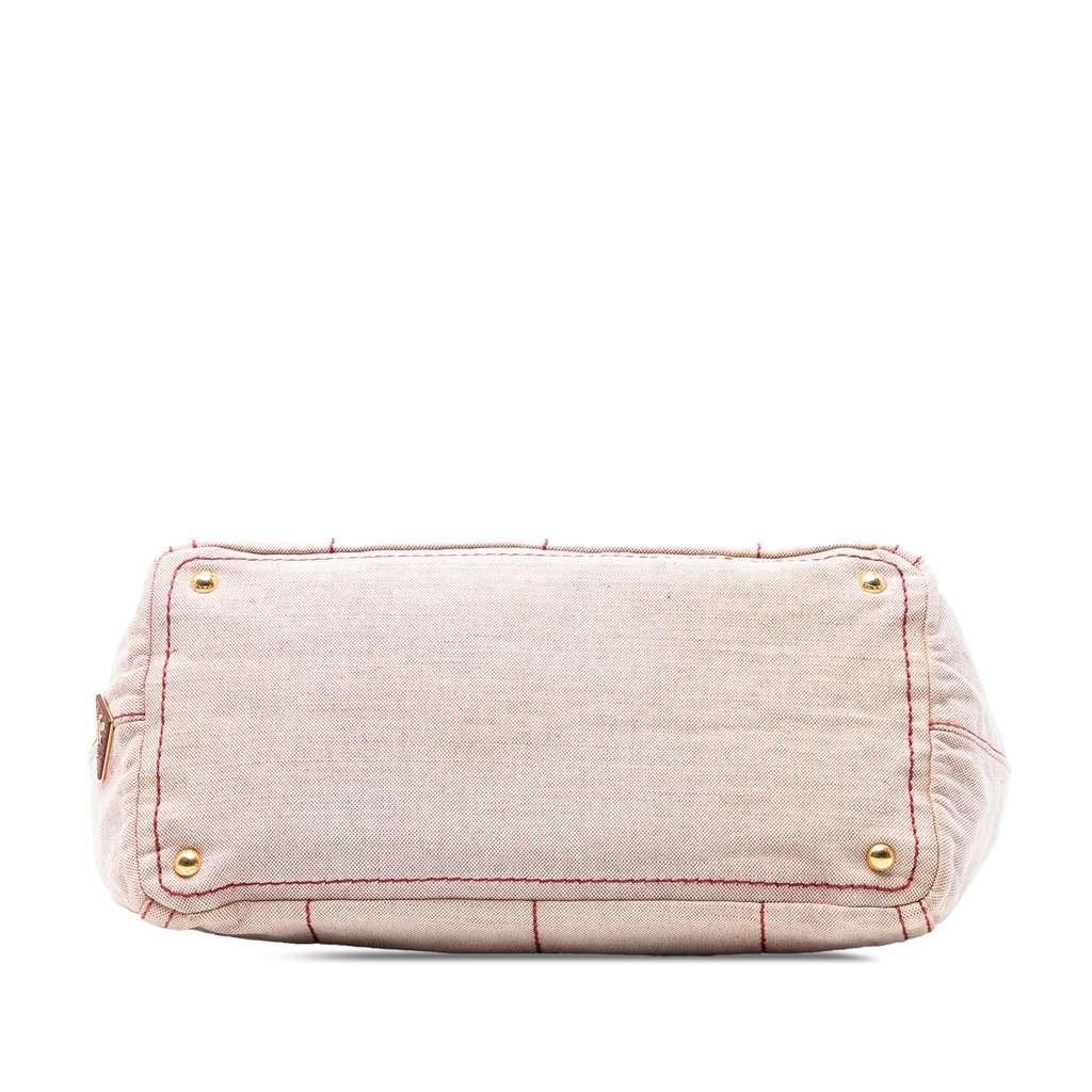 Prada Canvas Canapa Logo Satchel - 3