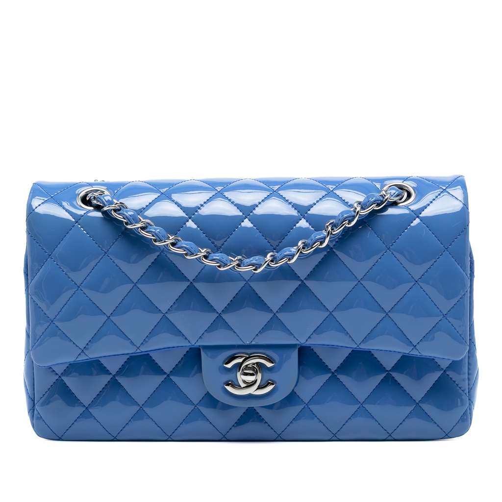 Chanel Medium Classic Patent Double Flap