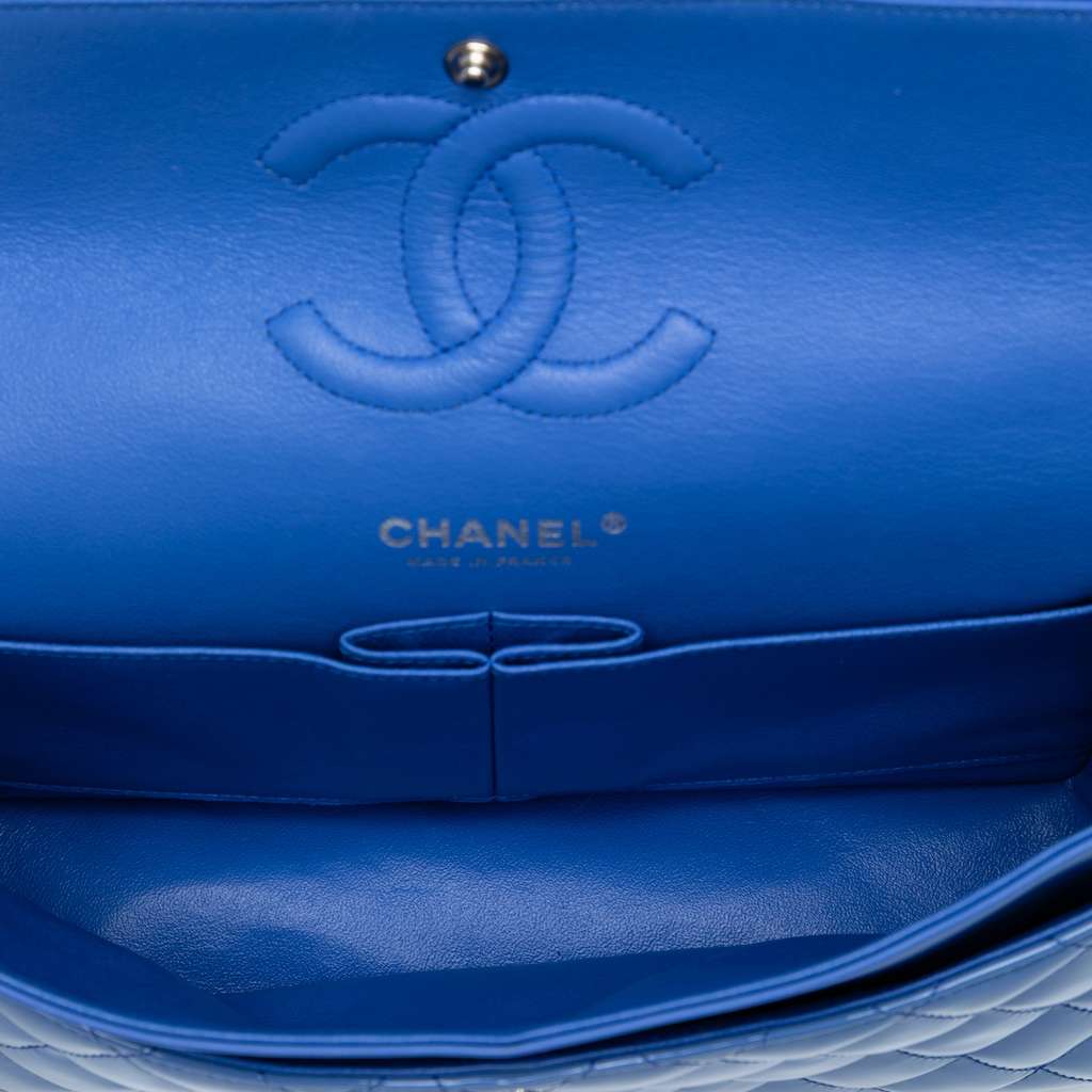 Chanel Medium Classic Patent Double Flap - 4
