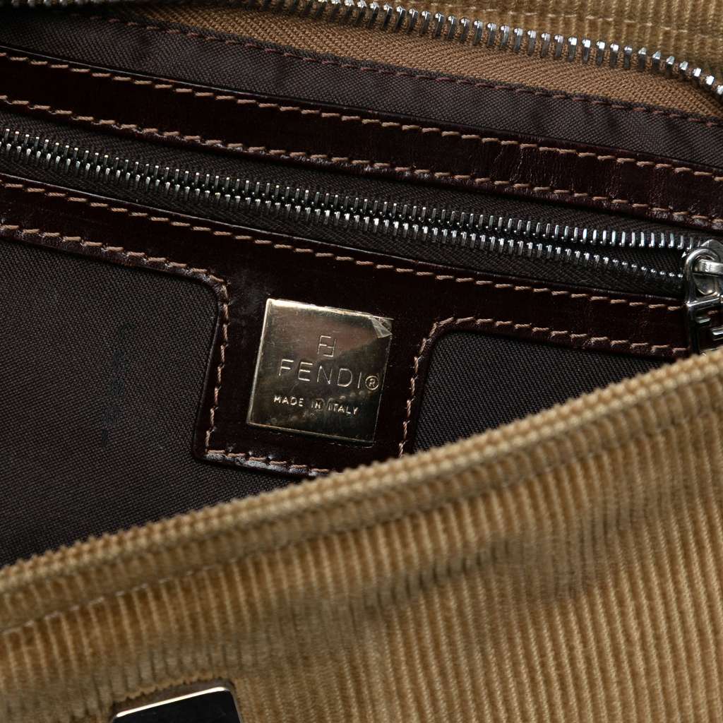 Fendi Corduroy Baguette Pochette - 5