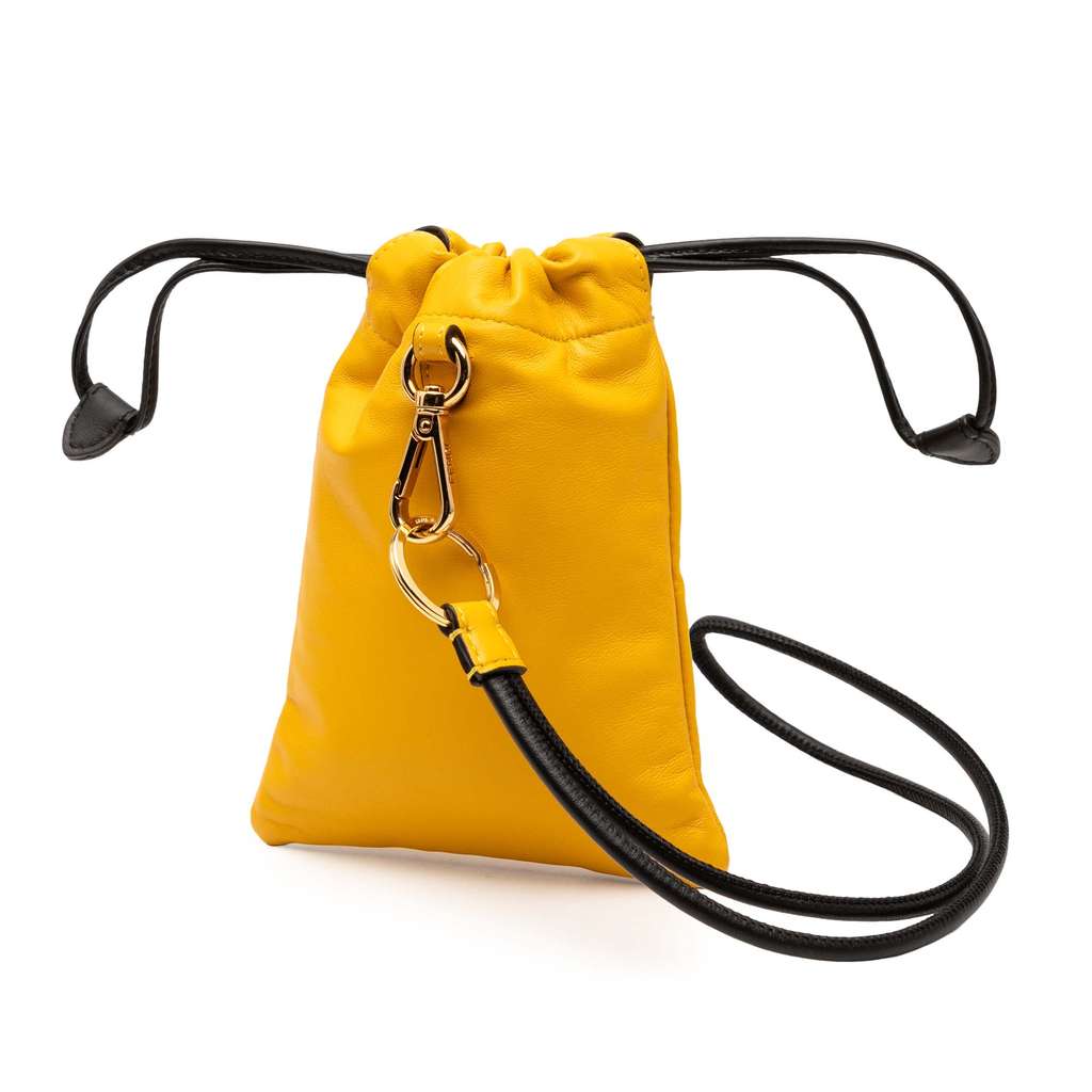 Fendi Mini Nappa Drawstring Pouch - 2
