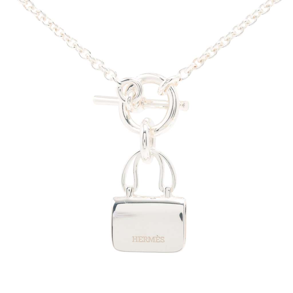 Hermès Sterling Silver Amulettes Constance Necklace - 2