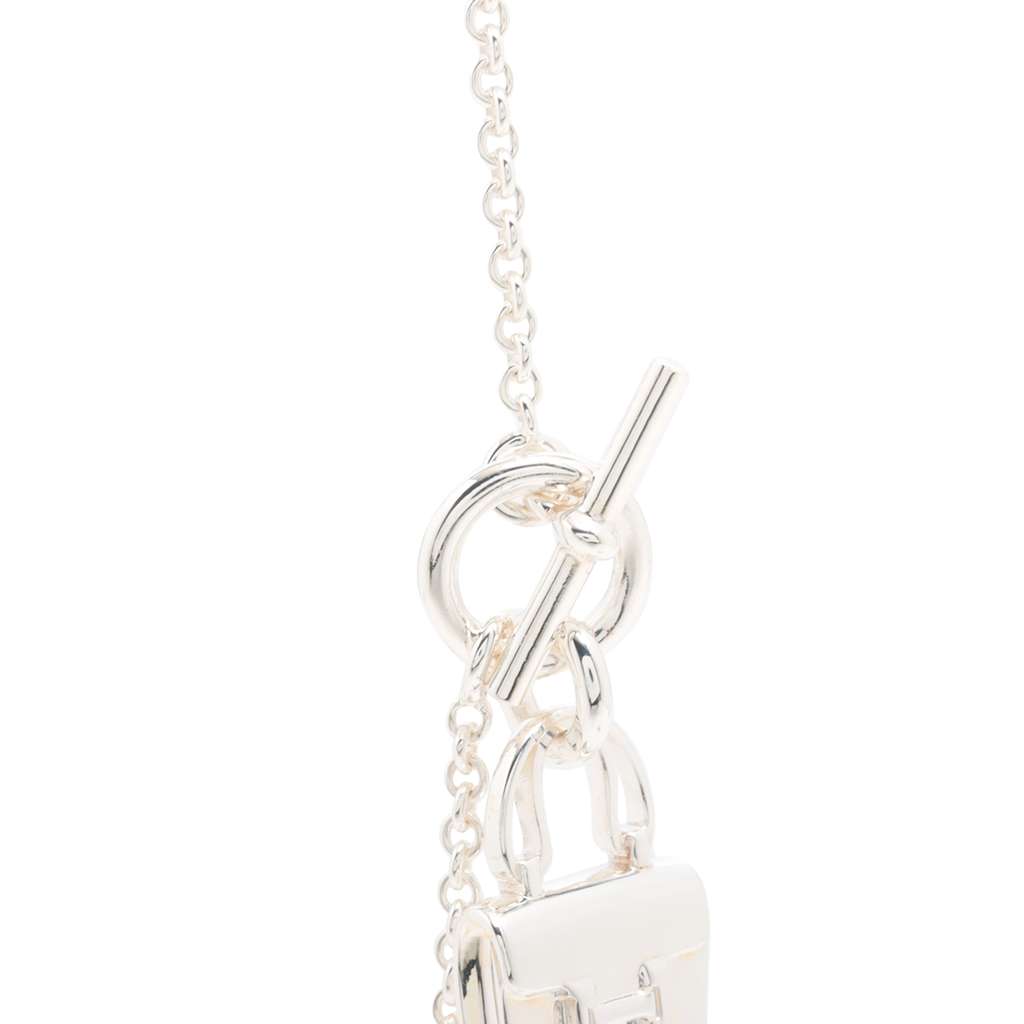 Hermès Sterling Silver Amulettes Constance Necklace - 4